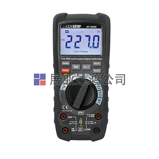 <b>華盛昌  DT-9560/9561/9562工業級6000位真有效值數字萬用表</b>