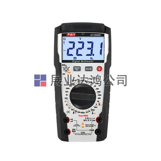 <b>華昌盛 DT-8908D真有效值6000位數字萬用表</b>